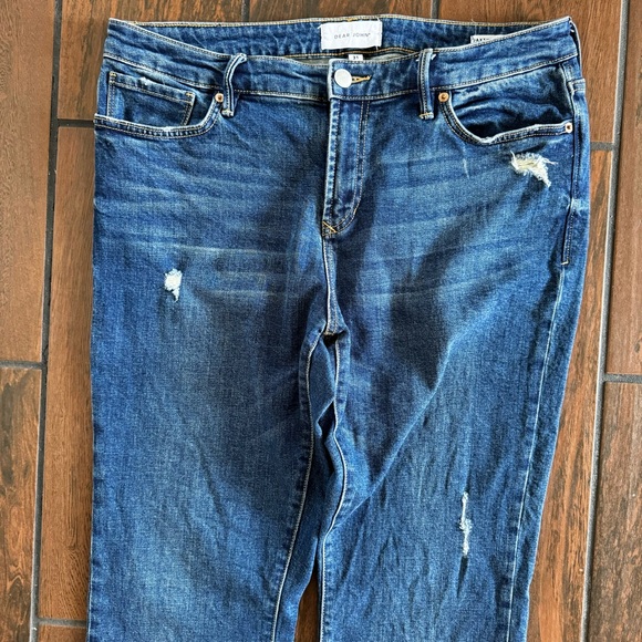 Dear John Women’s Jaxtyn Bootcut St Tropez‎  Distressed Raw Hem Jeans Size 31x32 - Picture 3 of 12